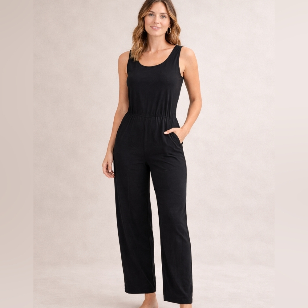 Black Tape Elegant Black Sleeveless Jumpsuit, Size S – New With Tags